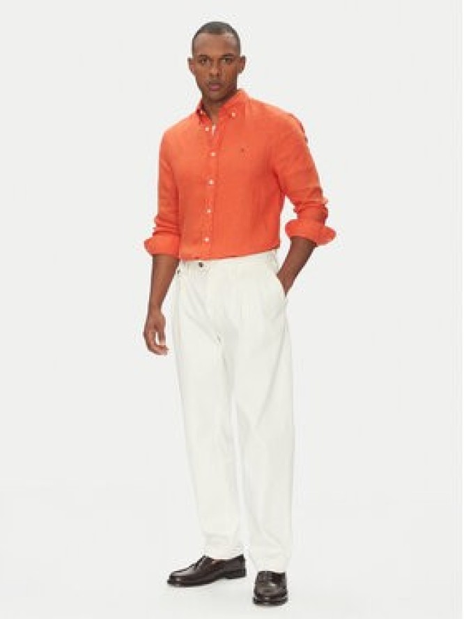 Tommy Hilfiger Koszula MW0MW34602 Pomarańczowy Regular Fit