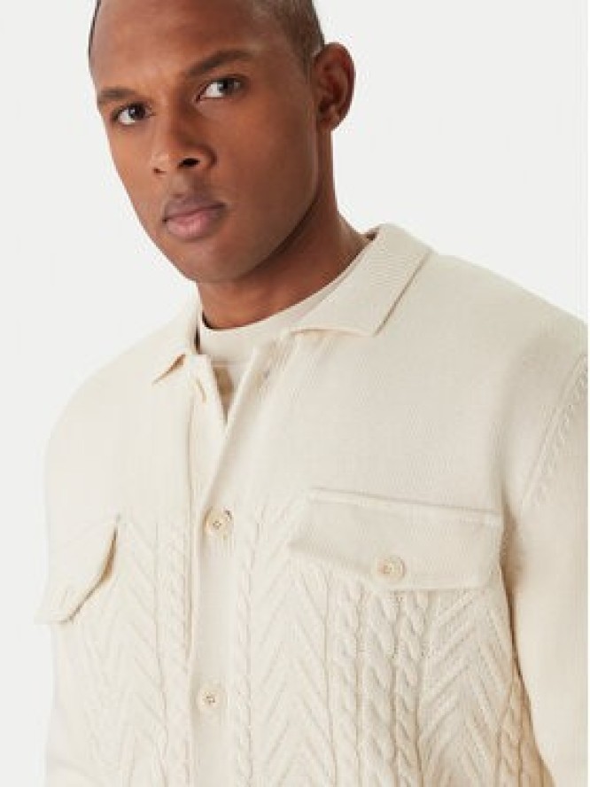 JOOP! Jeans Kardigan Walto 30047659 Écru Modern Fit