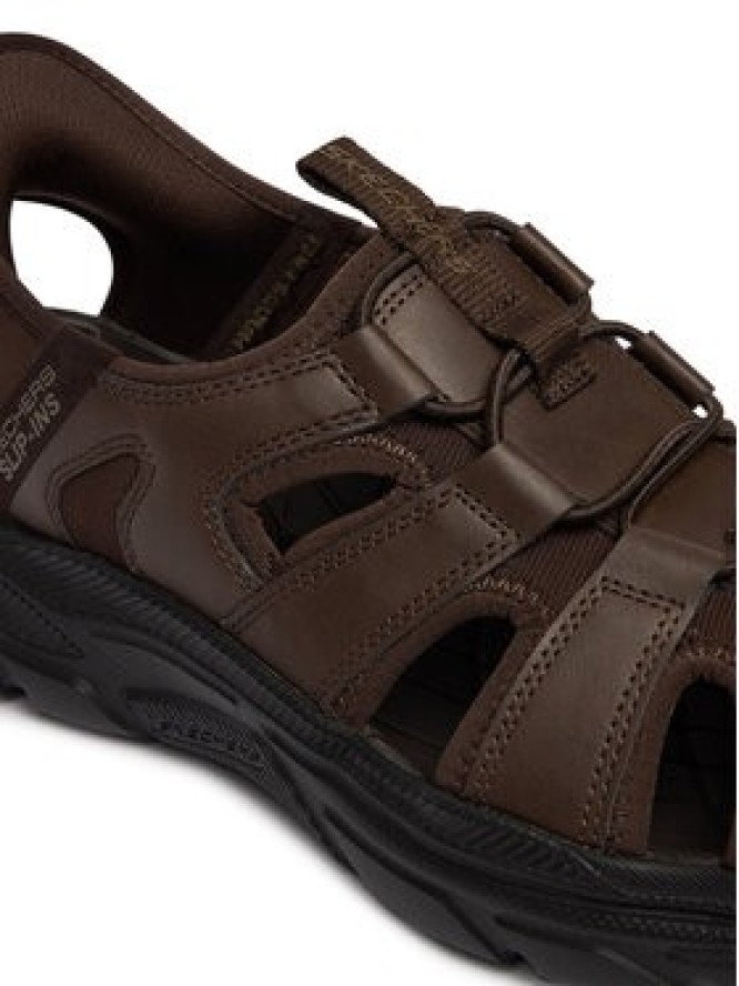 Skechers Sandały Slip-Ins Relaxed Fit: Revolted - Vartan 205182/CHOC Brązowy