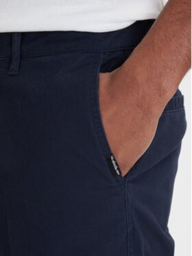 Quiksilver Szorty materiałowe EQYWS03890 Granatowy Regular Fit