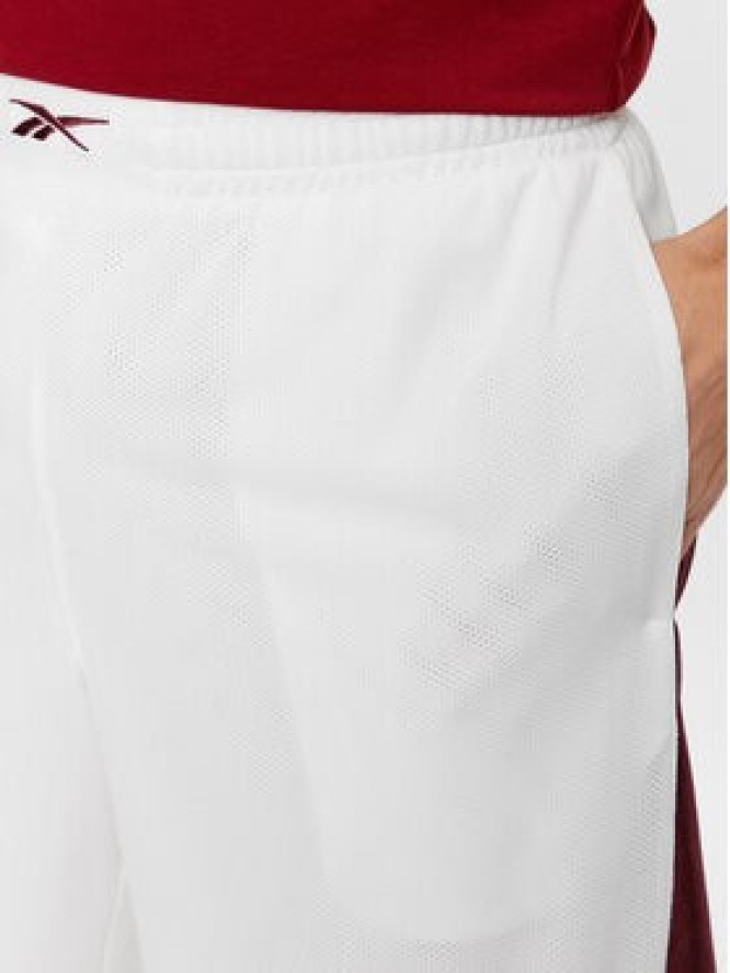 Reebok Szorty sportowe Basketball IL1995 Biały Regular Fit