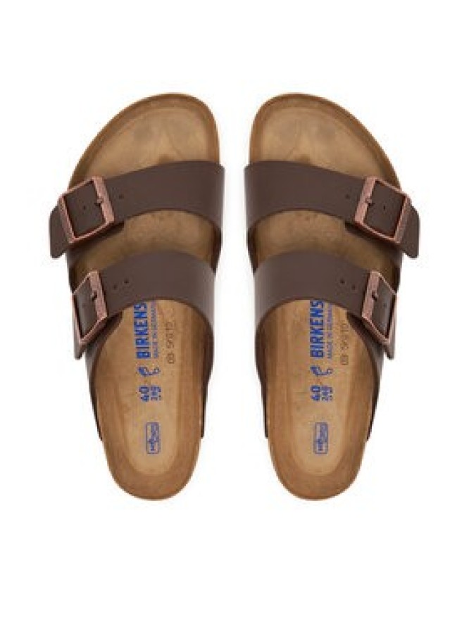 Birkenstock Klapki Arizona Sfb 451161 Brązowy