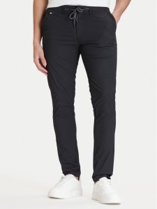Jack & Jones Chinosy Marco 12293491 Czarny Slim Fit