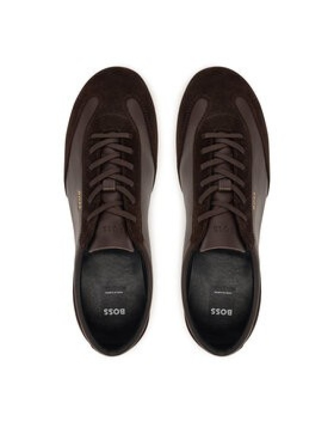 BOSS Sneakersy Lineor 50568463 Brązowy