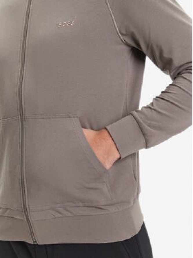 BOSS Bluza Mix&Match 50515313 Brązowy Regular Fit