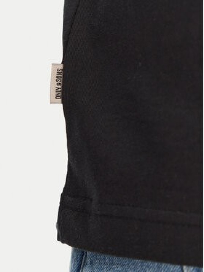 Only & Sons T-Shirt Spritz 22034398 Czarny Relaxed Fit