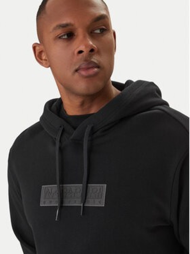 Napapijri Bluza B-Box NP0A4I7V Czarny Relaxed Fit