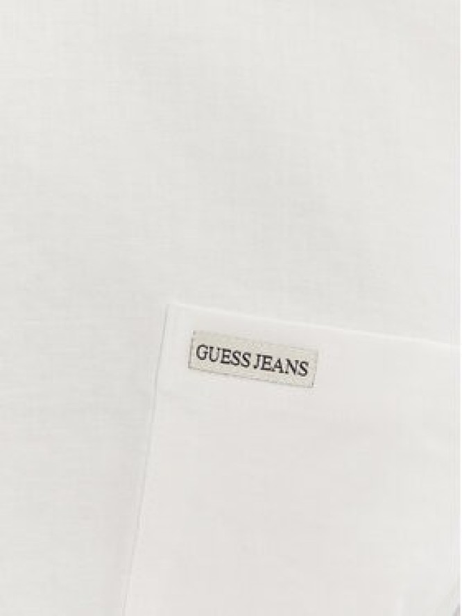 Guess Jeans T-Shirt M5RI74 K8FQ4 Biały Regular Fit