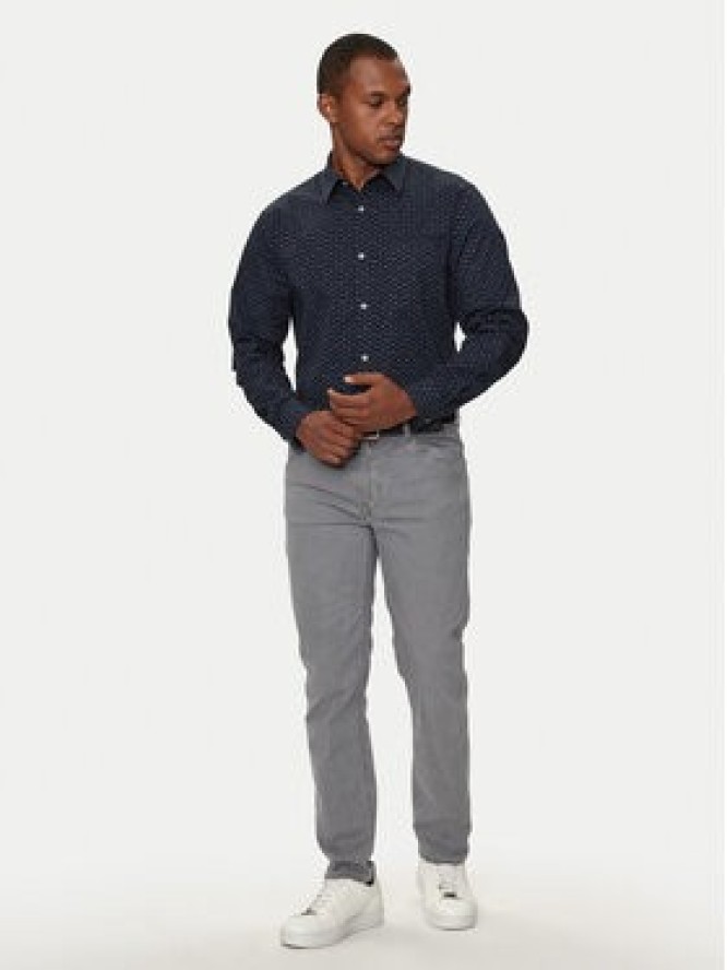 Guess Koszula M4YH08 WGBO1 Granatowy Regular Fit