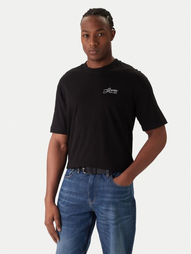 Guess T-Shirt M6RI14 I3Z14 Czarny Regular Fit