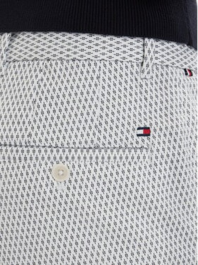 Tommy Hilfiger Szorty materiałowe Dover Print MW0MW42353 Biały Slim Fit