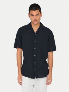 Only & Sons Koszula Caiden 22025116 Czarny Slim Fit