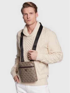 Guess Saszetka Vezzola Smart HMEVZL P2223 Beżowy