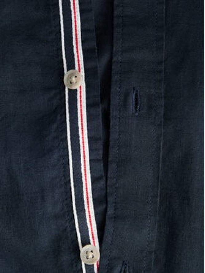 Jack & Jones Koszula Henry 12289197 Granatowy Regular Fit