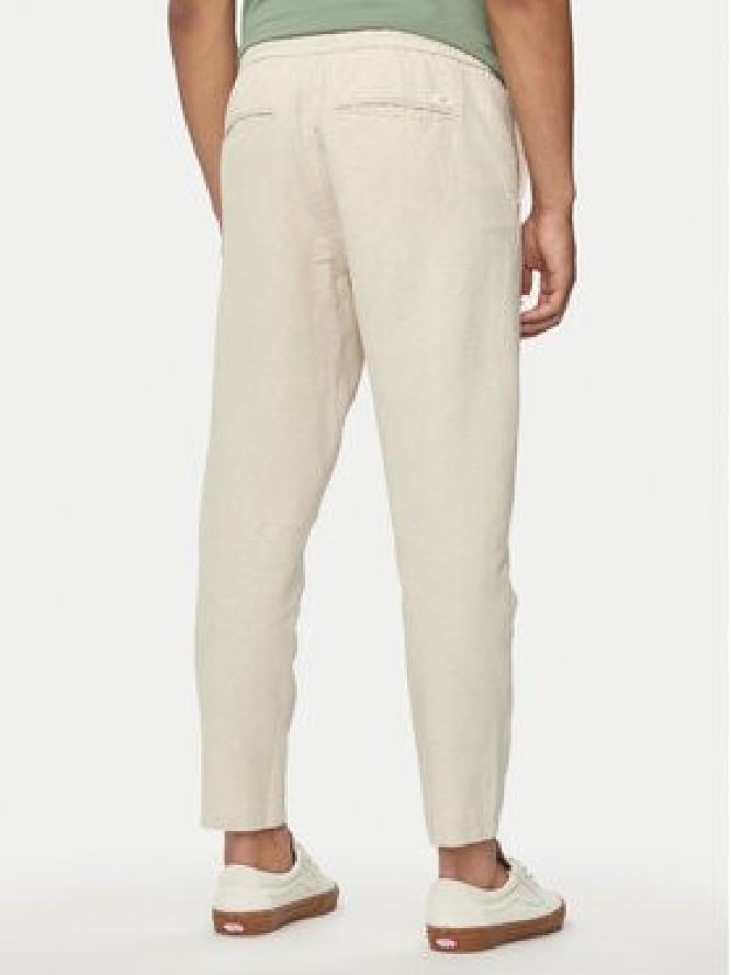 Mustang Spodnie materiałowe Milano 1015156 Beżowy Tapered Fit