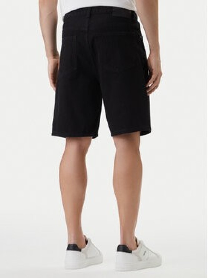 Calvin Klein Jeans Szorty jeansowe 90's LV04RF794G Czarny Slim Fit