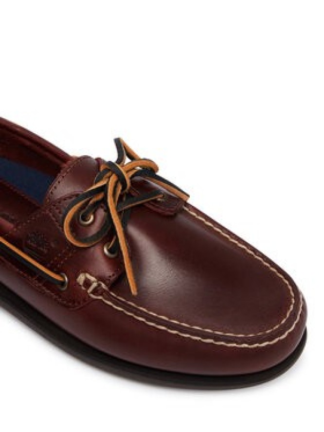 Timberland Mokasyny Classic Boat 2 Eye TB0250452141 Bordowy