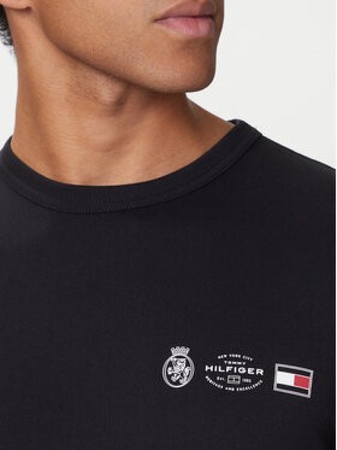 Tommy Hilfiger T-Shirt MW0MW40011 Czarny Regular Fit