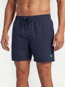 Guess Szorty kąpielowe F6GT24 WG282 MEDIUM Granatowy Regular Fit