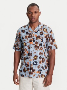 United Colors Of Benetton Koszula 5HPWUQ05B Niebieski Regular Fit