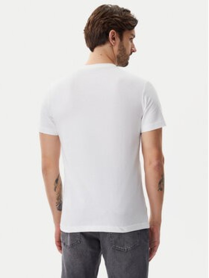 Calvin Klein Jeans T-Shirt Brush Stroke J30J327522 Biały Regular Fit