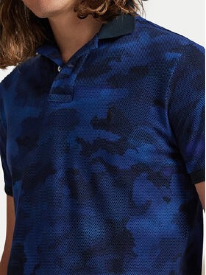 Polo Ralph Lauren T-Shirt 710P04010001 Granatowy Custom Slim Fit