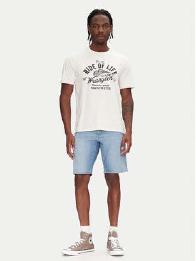 Wrangler T-Shirt Americana 112362791 Écru Regular Fit