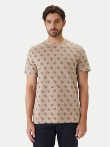 Guess T-Shirt M6GP34 K3200 Beżowy Relaxed Fit