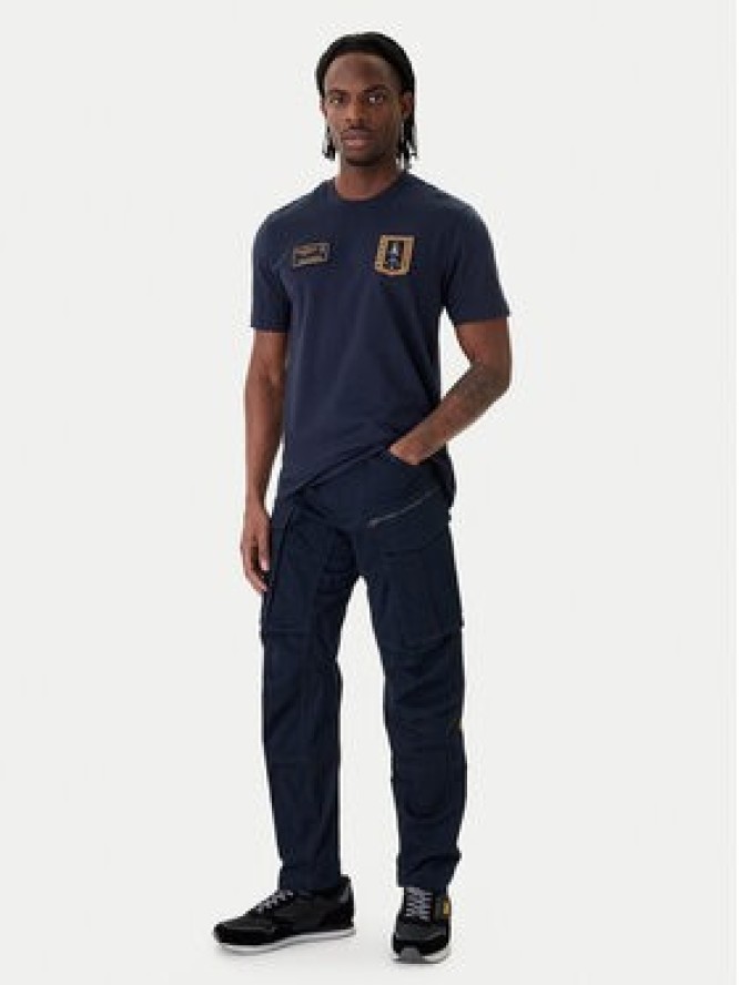Aeronautica Militare T-Shirt 261TS2544UJ00592 Granatowy Regular Fit