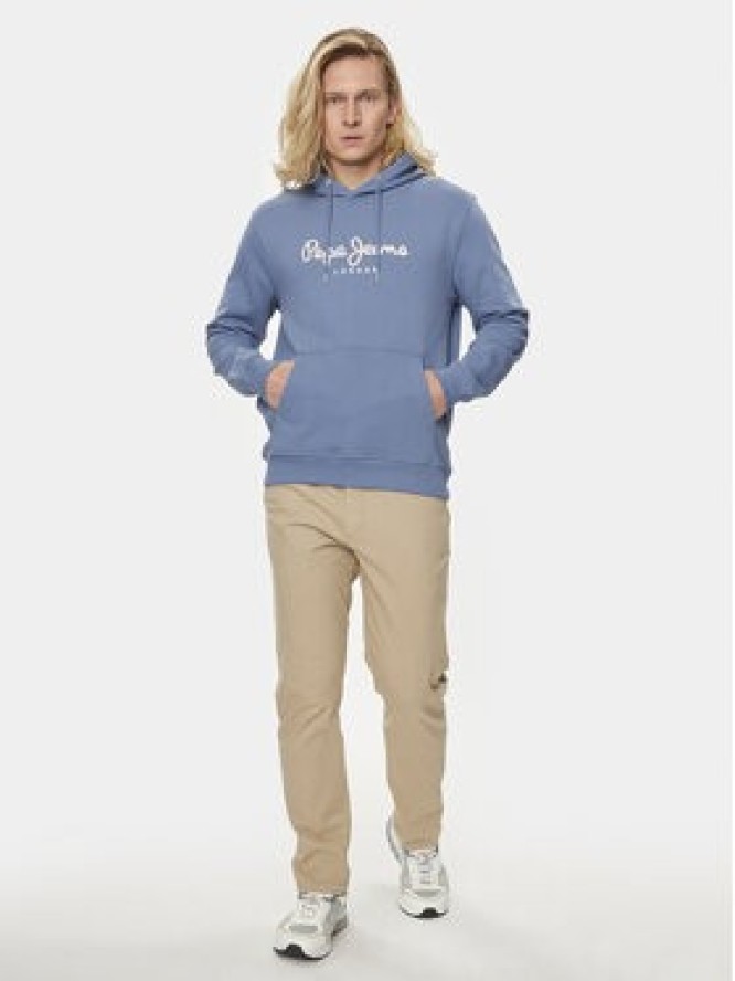 Pepe Jeans Bluza Saul PM582695 Niebieski Regular Fit