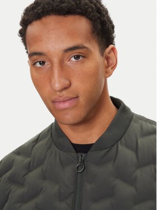 Geox Kurtka bomber Spherica M5628R T3271 F3251 Szary Regular Fit