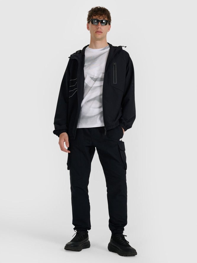 4F Kurtka przejściowa męska - czarna XXL