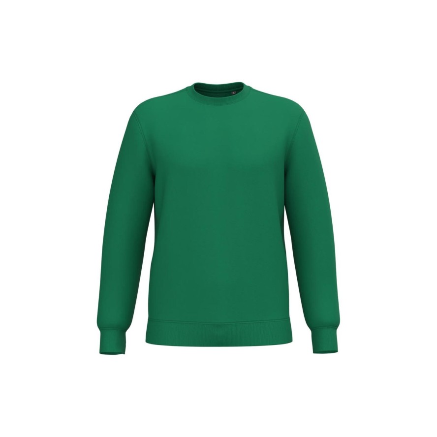 Bluza z okrągłym dekoltem z recyklingu Kariban