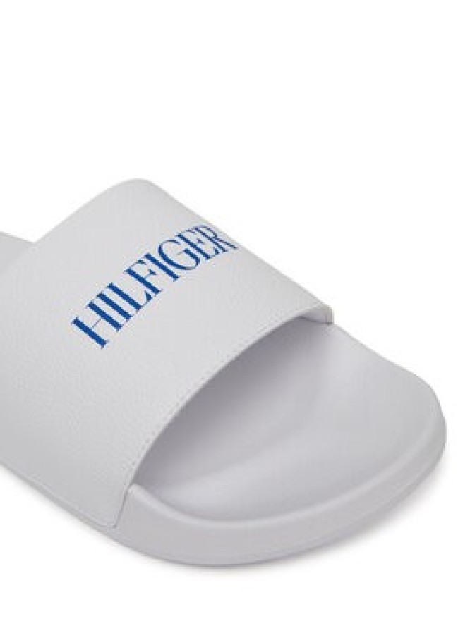 Tommy Hilfiger Klapki Hilfiger Print Tumble Pool Slide FM0FM05505 Biały
