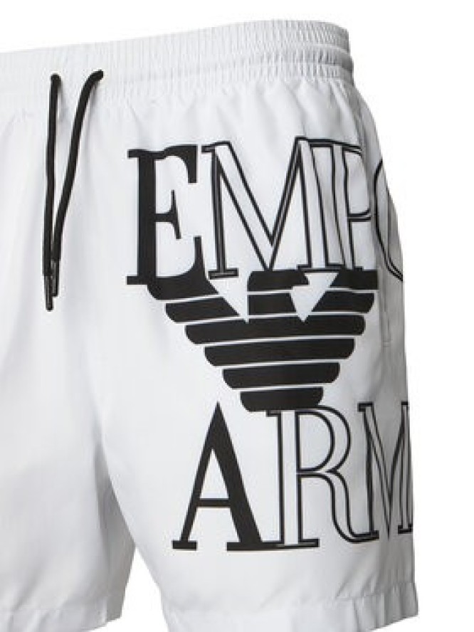 Emporio Armani Szorty kąpielowe EM000583 AF20434 U0002 Biały Regular Fit