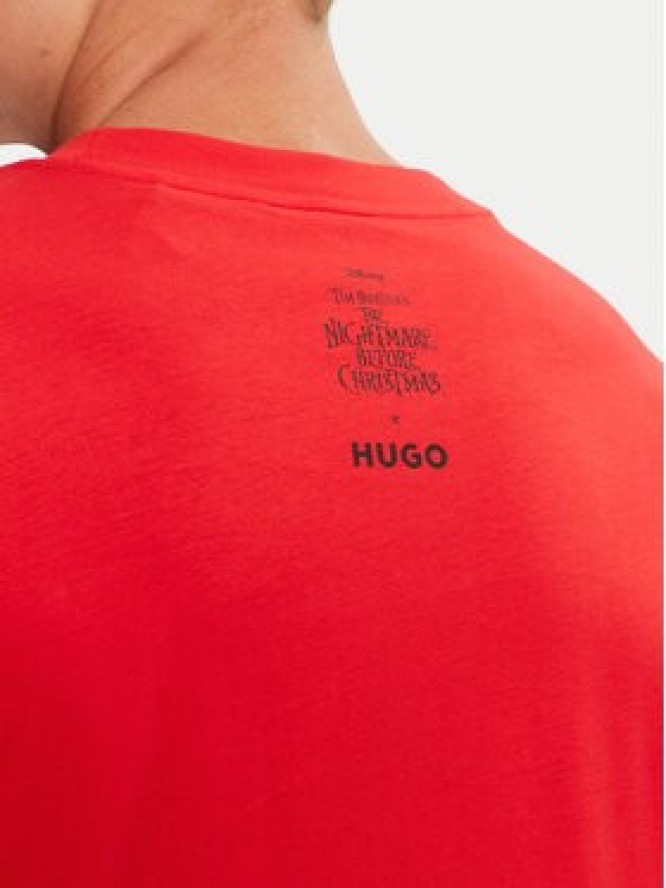 HUGO T-Shirt 50537986 Czerwony Regular Fit