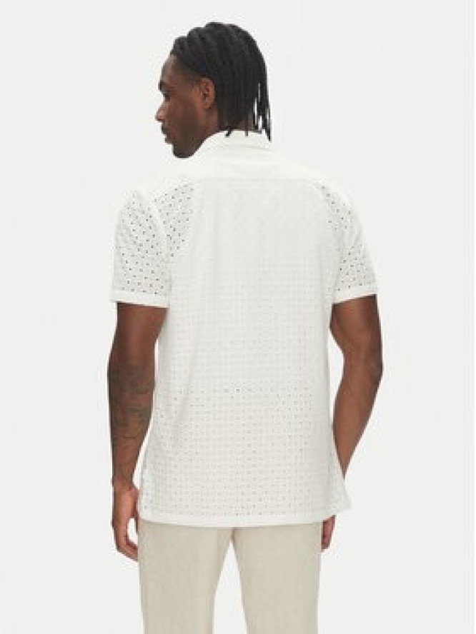 Lindbergh Koszula 30-203569 Biały Relaxed Fit