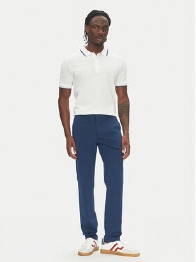 Lindbergh Chinosy 30-006052 Niebieski Slim Fit