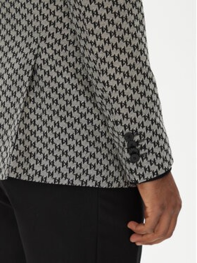 KARL LAGERFELD Marynarka 155106 553115 Szary Regular Fit