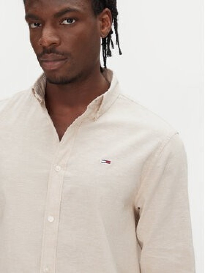 Tommy Jeans Koszula DM0DM20875 Beżowy Regular Fit