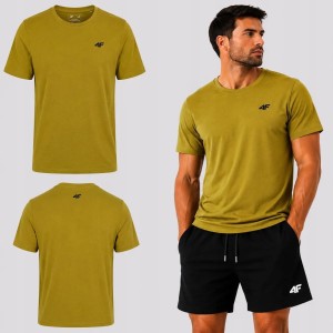 KOSZULKA MĘSKA 4F T-SHIRT SPORTOWY BAWEŁNIANY LIMITOWANY M3948 SS26