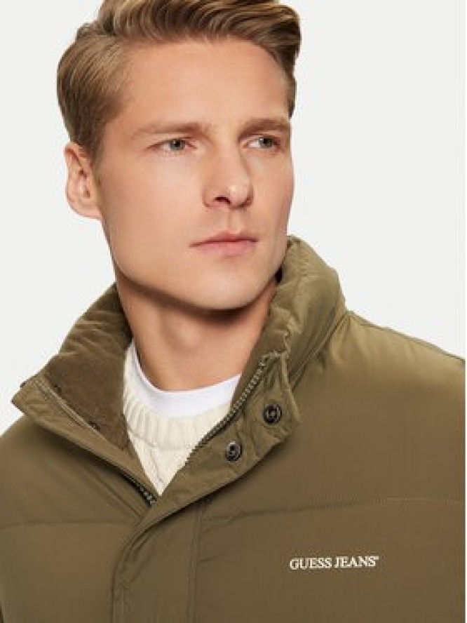 Guess Kurtka zimowa M4BL20 WGII2 Khaki Regular Fit