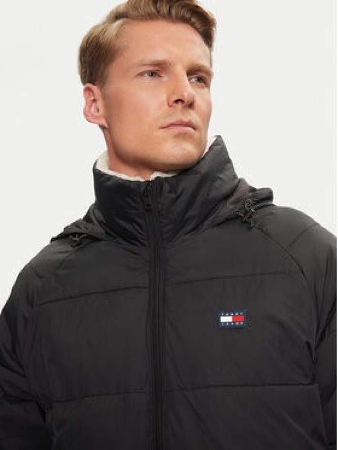 Tommy Jeans Kurtka zimowa DM0DM20003 Czarny Relaxed Fit