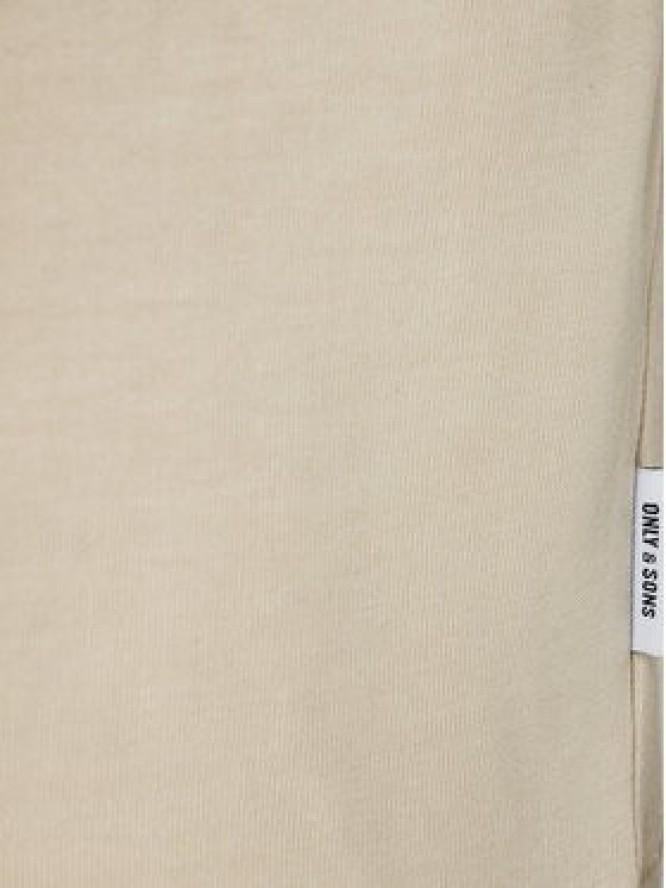 Only & Sons T-Shirt Millenium 22027787 Beżowy Oversize
