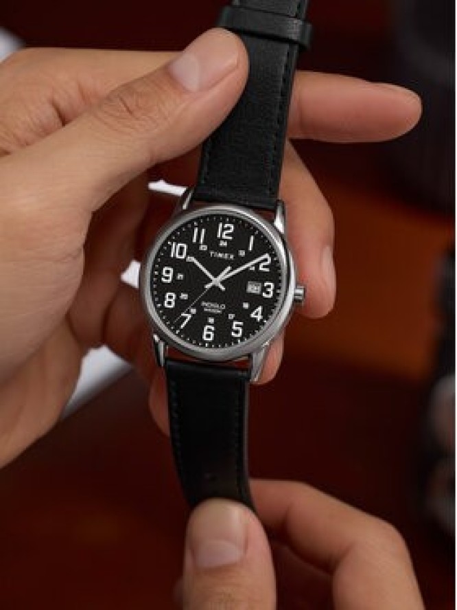 Timex Zegarek Easy Reader Classic TW2Y12800 Czarny