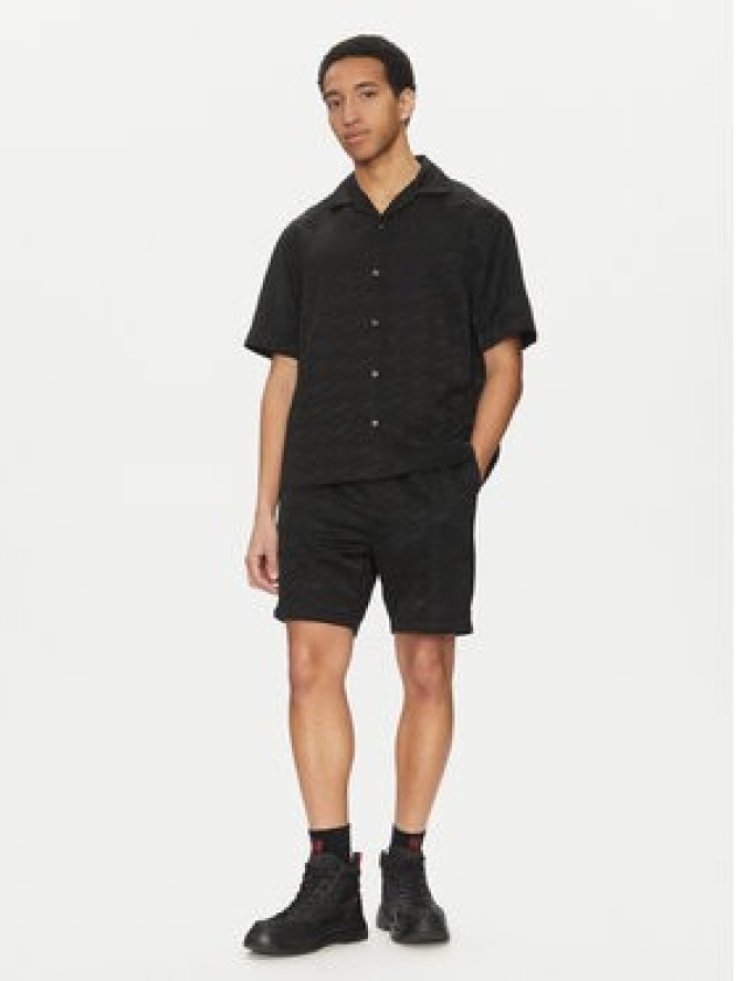 HUGO Szorty sportowe Ravis252 50534654 Czarny Relaxed Fit