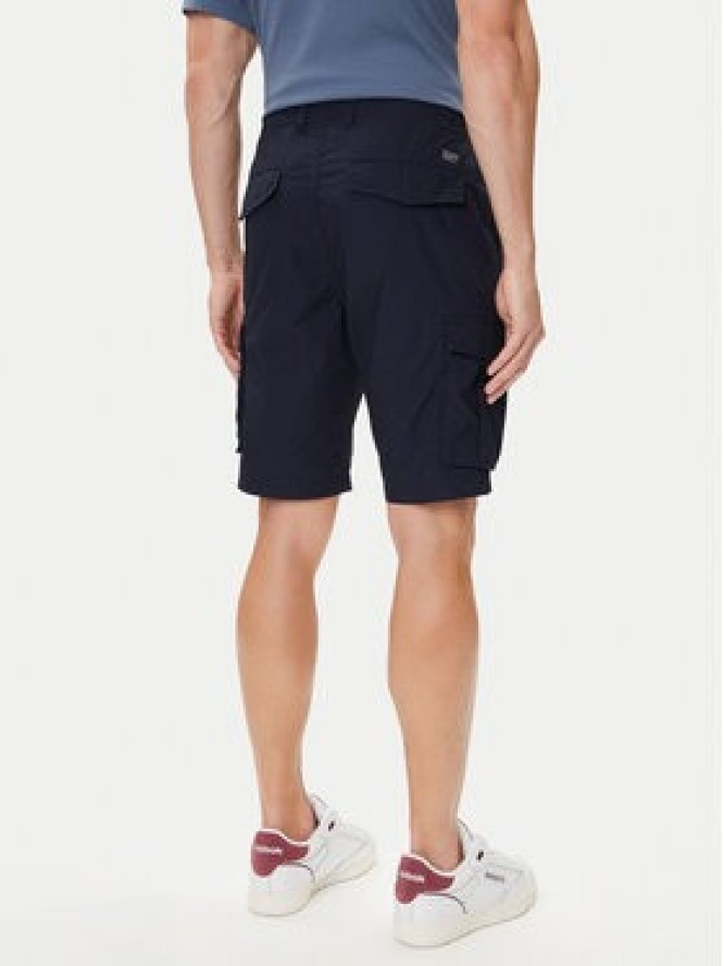 Petrol Industries Szorty materiałowe M-1050-SHO600 Granatowy Cargo Fit