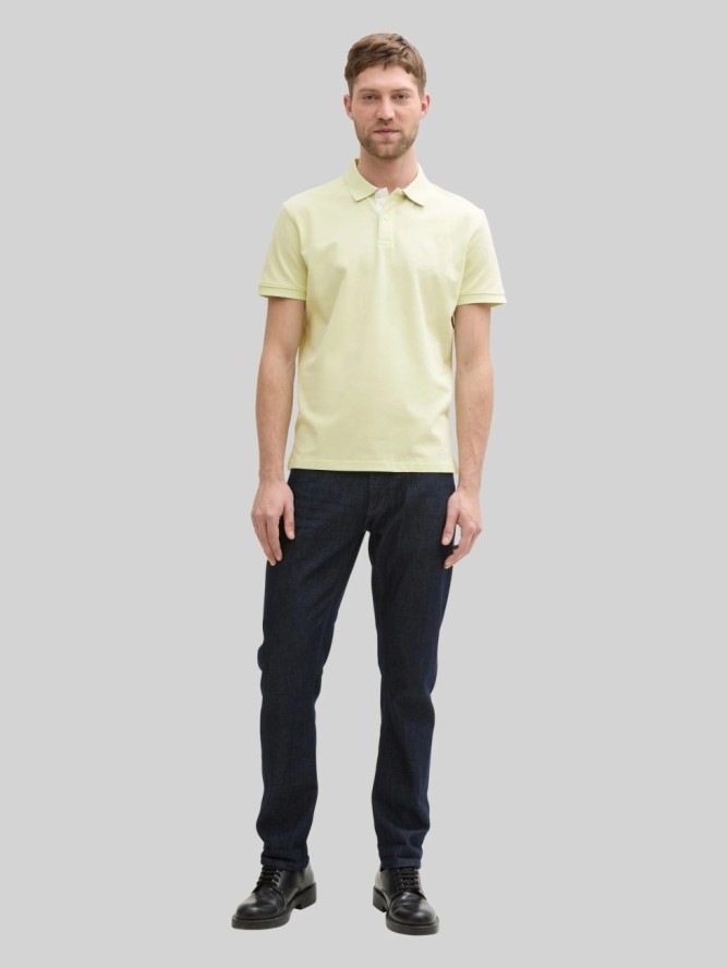 Męska Koszulka Polo Tom Tailor Basic Polo Lime Cream Green 1031006 29078