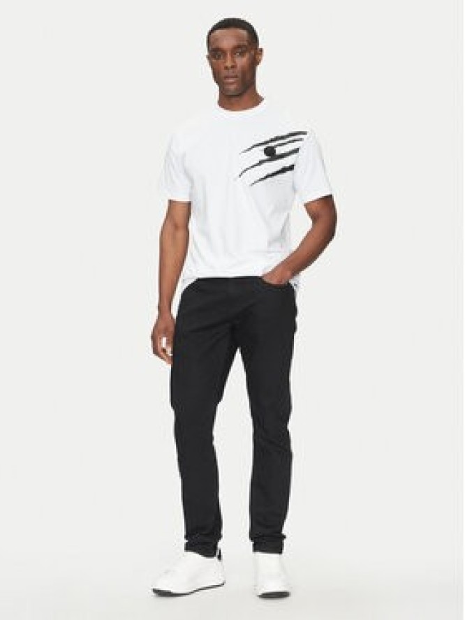 Plein Sport T-Shirt SAEC MTK8019 STE001N Biały Regular Fit