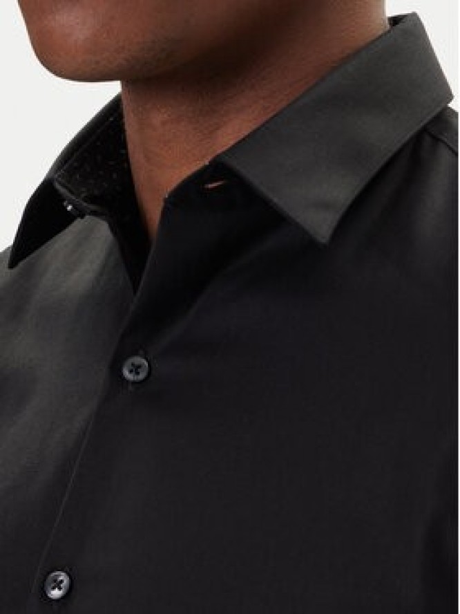 Calvin Klein Koszula LV019EU053 Czarny Slim Fit